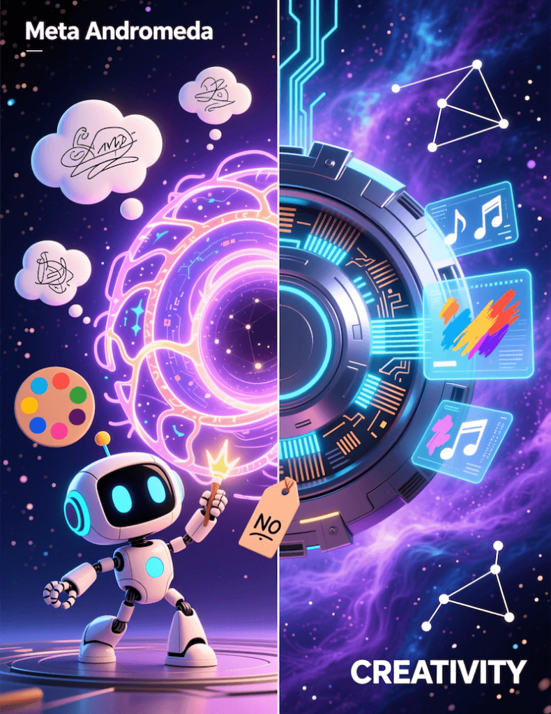 Meta Andromeda - Kreativitas lebih utama daripada detailed targeting.