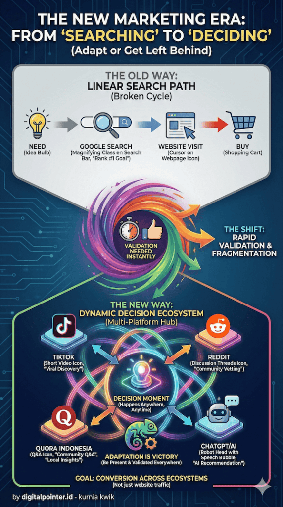 Era Baru Pemasaran Digital: Jangan Cuma Menang di Google, Tapi Kalah di Keranjang Belanja 1 Era Baru Pemasaran Digital